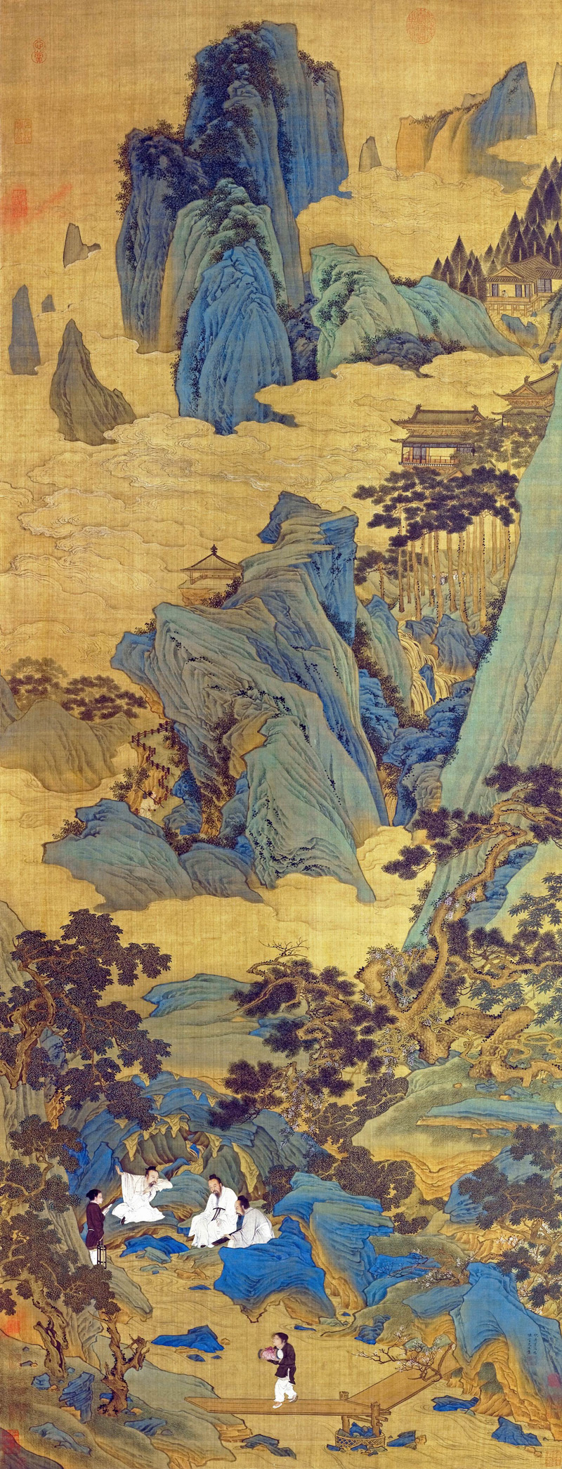 【向大师致敬系列】之仇英"青绿山水"