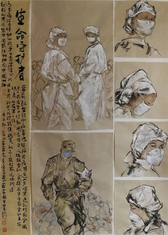 李昌彦《生命守护者》 中国画