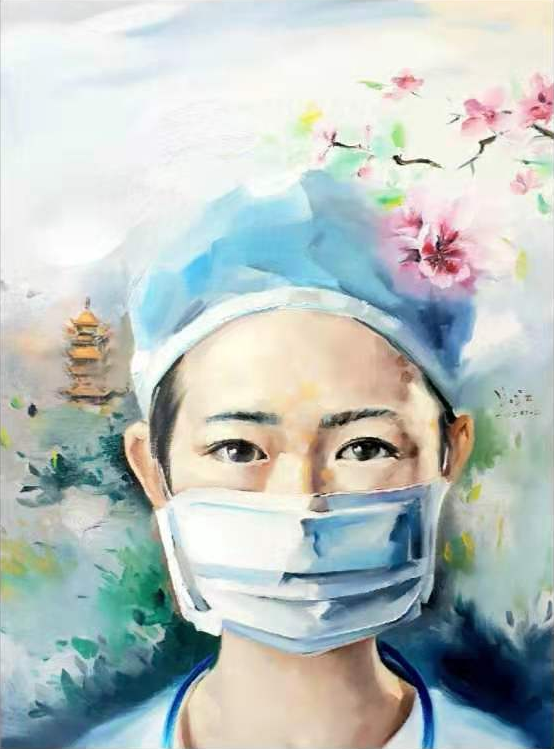 李长江 《天使在人间》油画