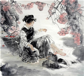 李青稞《会理采风》97×90cm 国画